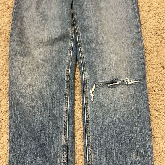 NWT Rag & Bone Nina High Rise Ankle Skinny Distressed Blue Jeans size 25 (Aspen) - Picture 3 of 12